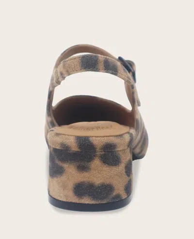 Gentle Souls Women's Gladys Fierce Felin Slingback Pumps In Brown