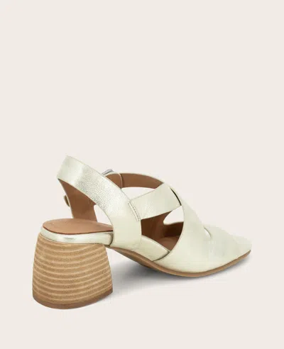 Gentle Souls Mela Crisscross Sandal In White