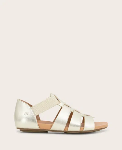Gentle Souls Lennon Strappy Sandal In Gold