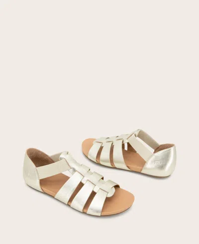 Gentle Souls Lennon Strappy Sandal In Gold