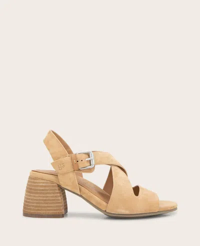 Gentle Souls Mela Crisscross Sandal In Brown