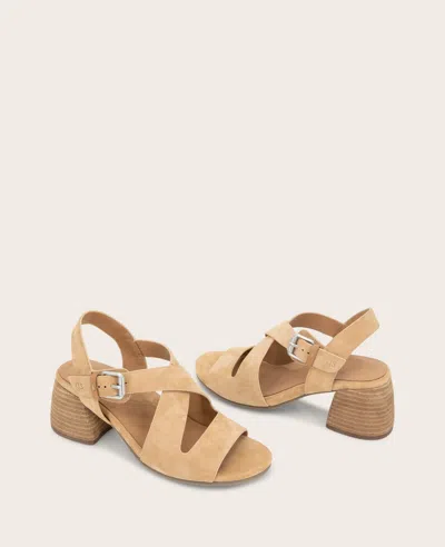Gentle Souls Mela Crisscross Sandal In Brown