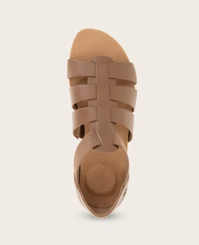 Gentle Souls - Lennon Leather Fisherman Sandal In Brown