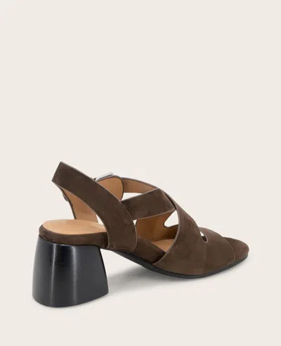 Gentle Souls Mela Crisscross Sandal In Brown