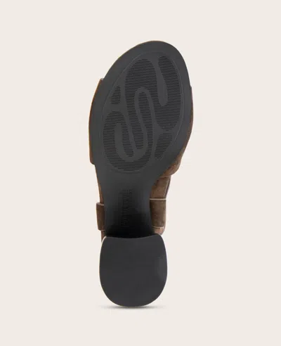 Gentle Souls Mela Crisscross Sandal In Brown