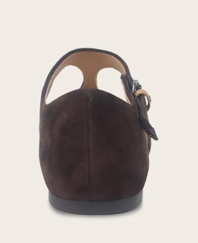 Gentle Souls Wyatt T-strap Flat In Brown