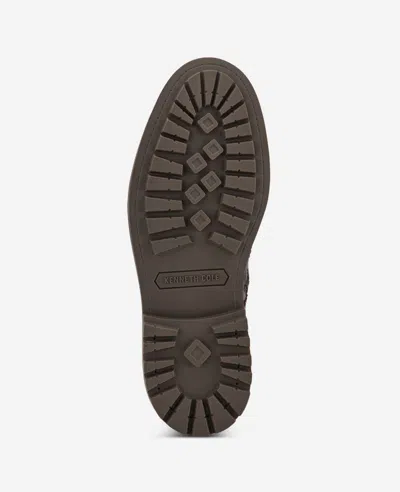Kenneth Cole Todd Wingtip Lace Up Lug Sole Boot In Multi