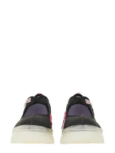 Ugg Mary Jane Flats With Translucent Sole And Decorative Bows In Black