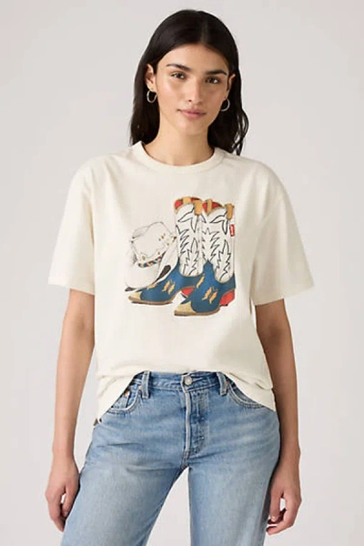 Levi's Graphic Tabor Tee In White