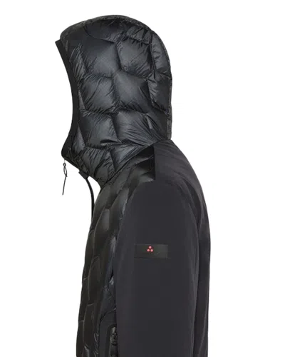 Peuterey Koons Kj Bmat Bomber Jacket Blue Graphite In Black