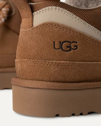 Ugg Stylish Boot-style Sneakers With Plush Lining In Brown