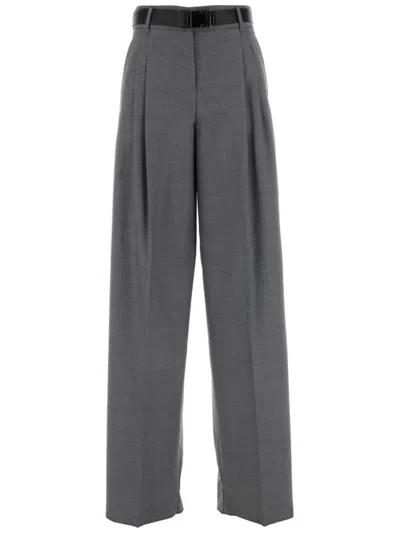 Max Mara Juanita Trousers In Gray