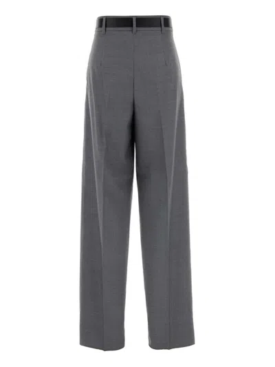Max Mara Juanita Trousers In Gray