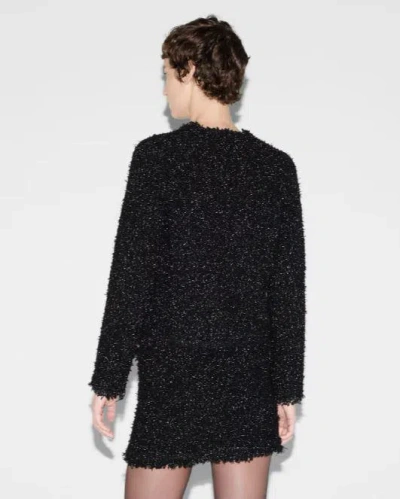 Gucci Black Viscose Blend Cardigan In Black