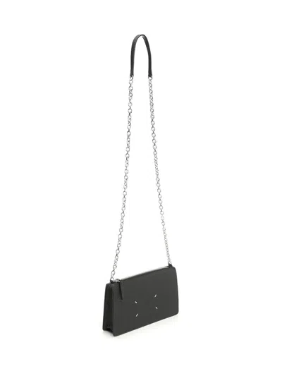Maison Margiela Zipped Wallet On Chain Wallets Black