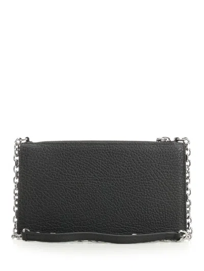 Maison Margiela Zipped Wallet On Chain Wallets Black