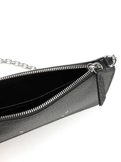 Maison Margiela Zipped Wallet On Chain Wallets Black