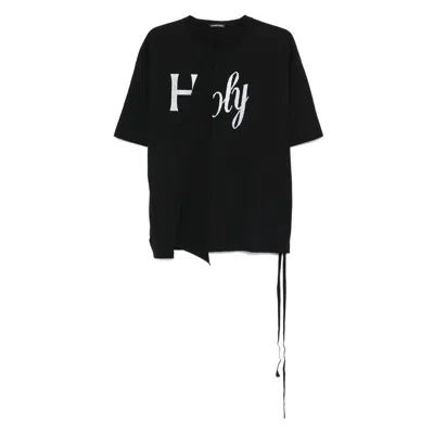 Ann Demeulemeester Hardon High Comfort Fit T-shirt In Black