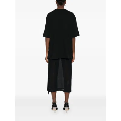 Ann Demeulemeester Hardon High Comfort Fit T-shirt In Black