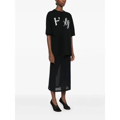 Ann Demeulemeester Hardon High Comfort Fit T-shirt In Black