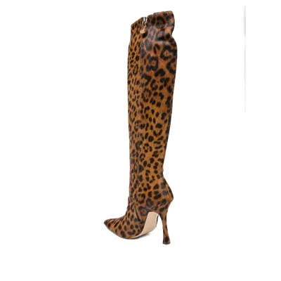 Blumarine 110mm Leopard-print Boots In Multi