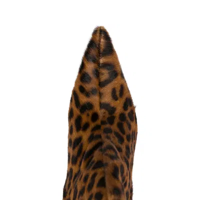 Blumarine 110mm Leopard-print Boots In Multi
