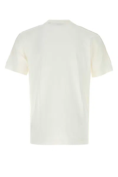 Burberry Checked Cotton-jersey T-shirt In Neutrals