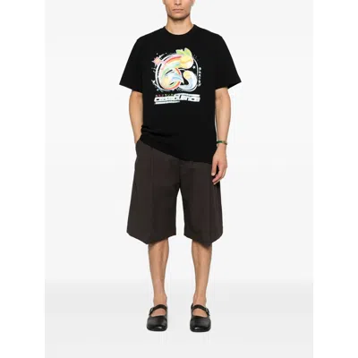 Casablanca Casa Way Mountain Printed T-shirt In Black