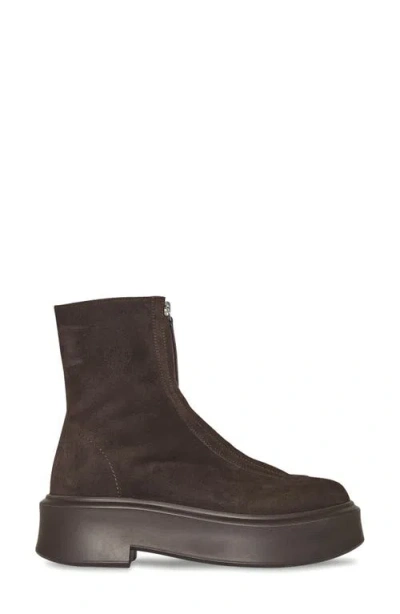 The Row Platform Sole Round Toe Ankle Boots