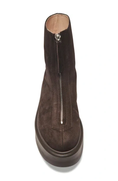 The Row Platform Sole Round Toe Ankle Boots