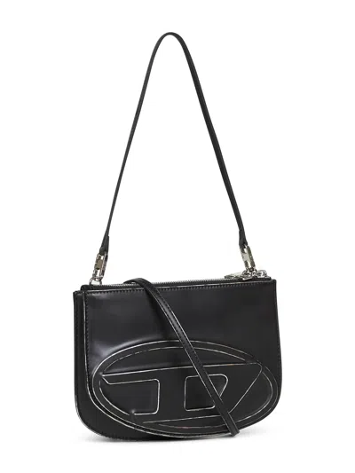 Diesel Borsa A Spalla 1dr In Pelle Nera  Donna In Black
