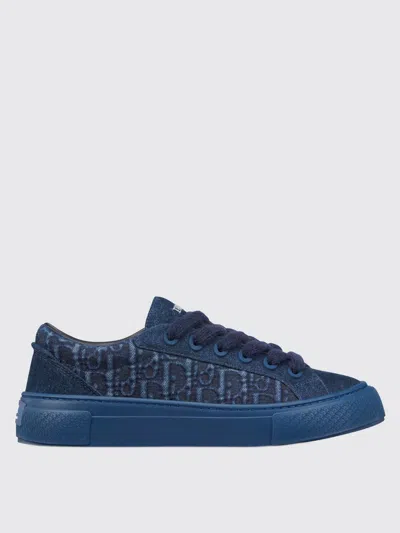 Dior Sneakers Men Blue In Multi