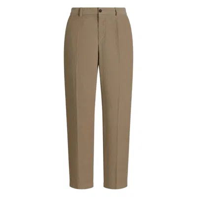 Dolce & Gabbana Trousers With Back Pockets And Belt Loops In Brown