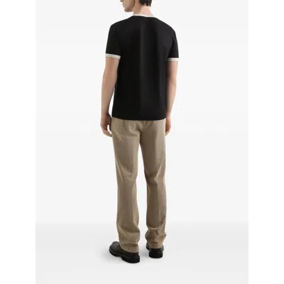 Dolce & Gabbana Trousers With Back Pockets And Belt Loops In Brown