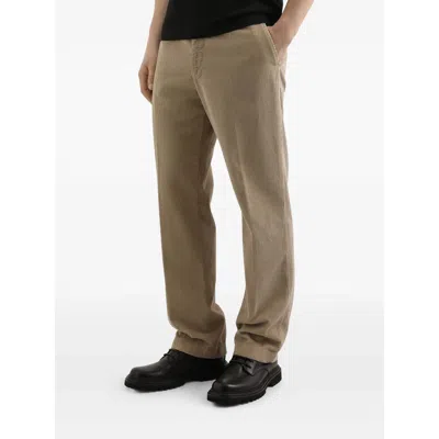 Dolce & Gabbana Trousers With Back Pockets And Belt Loops In Brown