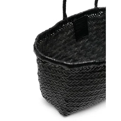 Dragon Diffusion Women Big Bamboo Triple Jump Basket Bag In Black