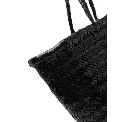 Dragon Diffusion Women Big Bamboo Triple Jump Basket Bag In Black