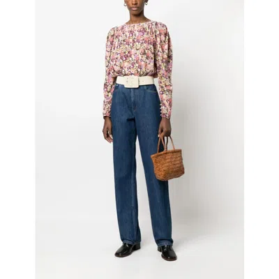 Dragon Diffusion Gora Brown Mini Shoulder Bag With Two Top Handles And Interwoven Design In Leather Woman In Brown