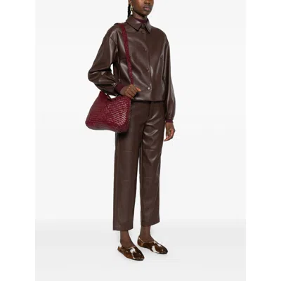 Dragon Diffusion Red Shoulder Bags Women In Brown