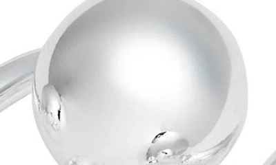 Open Edit Interlocking Orb Ring In Silver