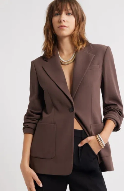 Open Edit Set Of 2 Snake Chain Necklaces In Gold