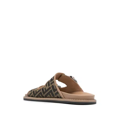 Fendi Aquazzura Gatsby 105mm Slingback Pumps In Brown