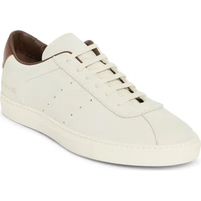 Common Projects Heel-counter Leather Sneakers In White