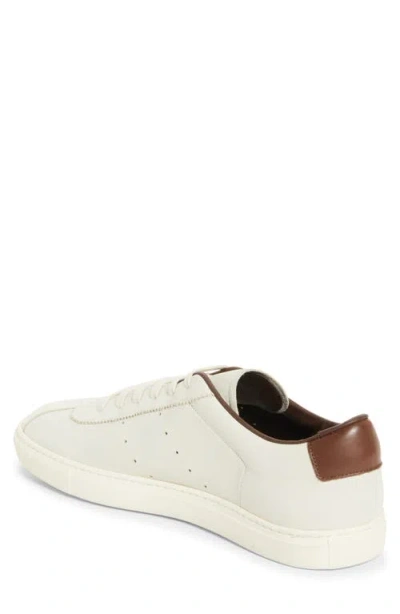 Common Projects Heel-counter Leather Sneakers In White