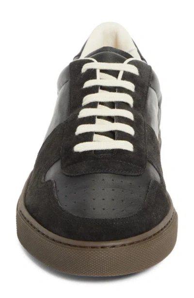 Common Projects Low Profile Basketball Sneakers With Contrast Sole In Black
