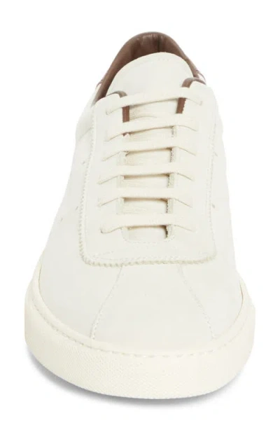 Common Projects Heel-counter Leather Sneakers In White