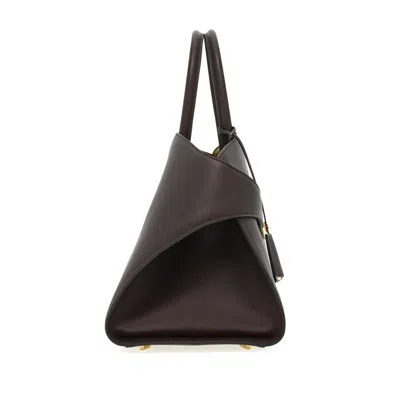 Ferragamo Borsa A Mano Hug Piccola In Pelle Marrone  Donna In Brown