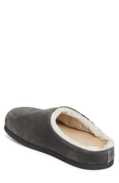 Common Projects Suede & Genuine Shearling Clog In Multi