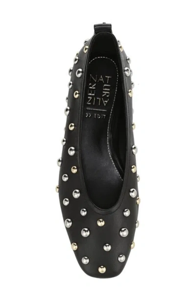27 Edit Naturalizer Carla Stud Ballet Flat In Black