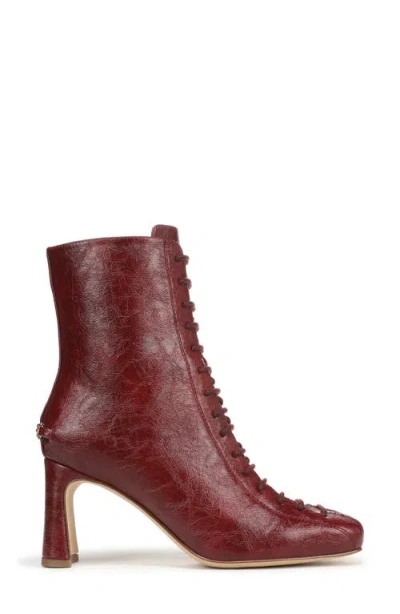 Circus Ny By Sam Edelman Women's Kendra Lace-up Booties In Burgundy
